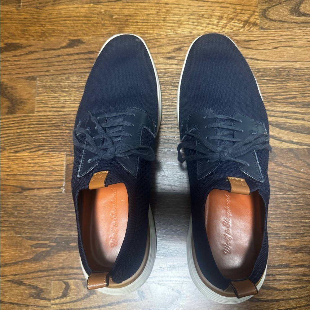 Men's Navy and Brown Oxford Shoes